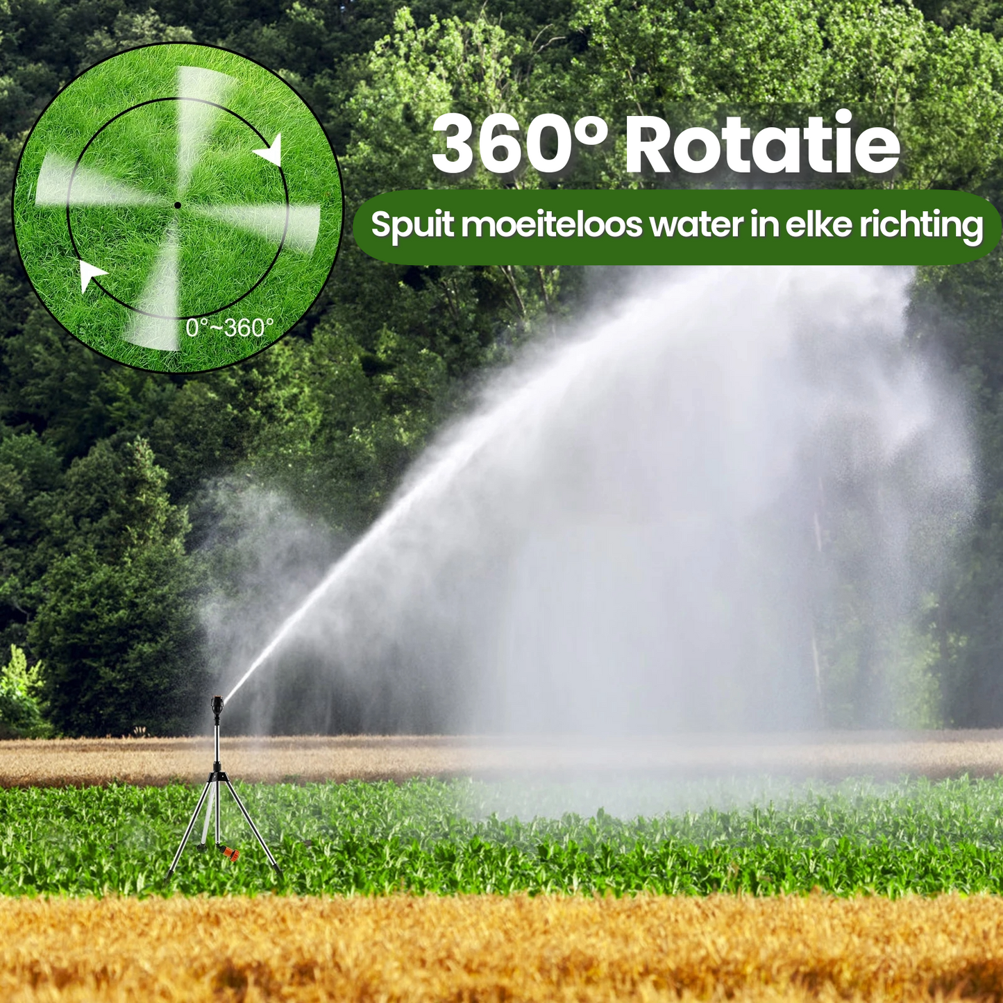 360° Draaibare Tuinsproeier