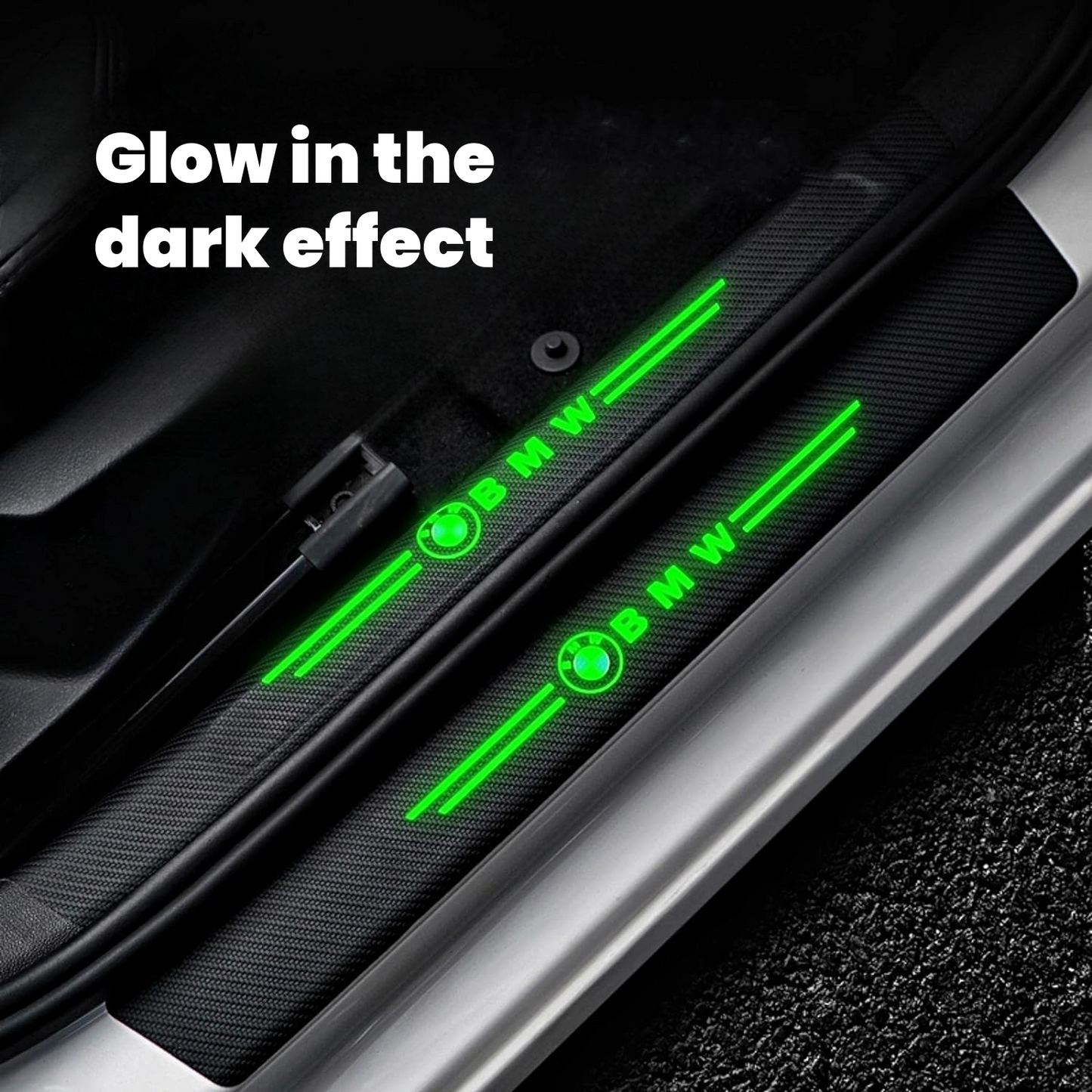 Glow In The Dark Koolstofstickers