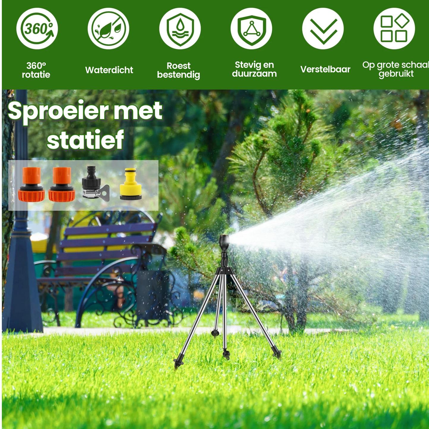360° Draaibare Tuinsproeier
