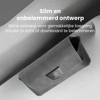 Premium Suède Zonnebrilhouder