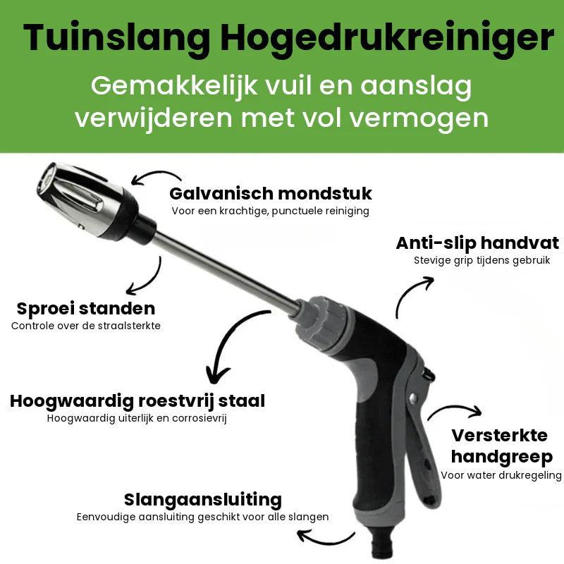 Tuinslang Hogedrukreiniger