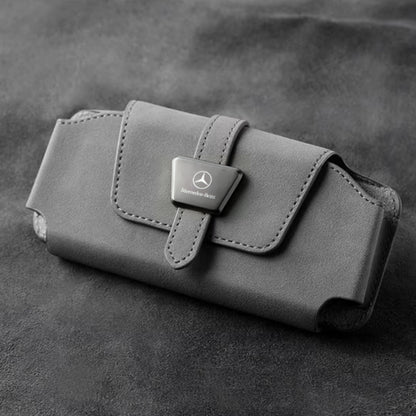 Luxe Suède Zonnebrilhouder