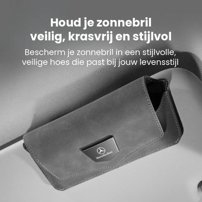 Premium Suède Zonnebrilhouder