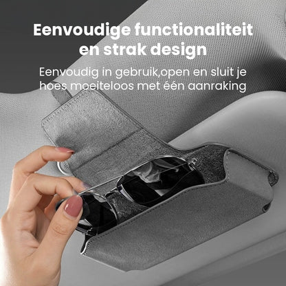 Luxe Suède Zonnebrilhouder