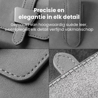 Luxe Suède Zonnebrilhouder