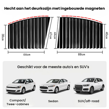 Magnetische Autoraam Gordijnen