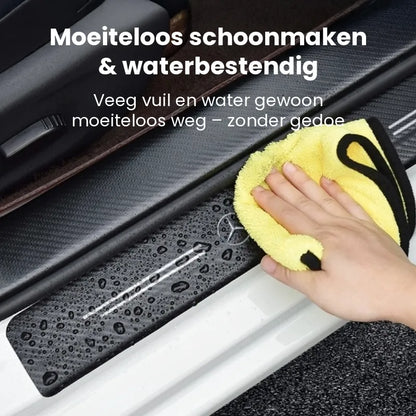 Carbonfiberstickers 4 stuks