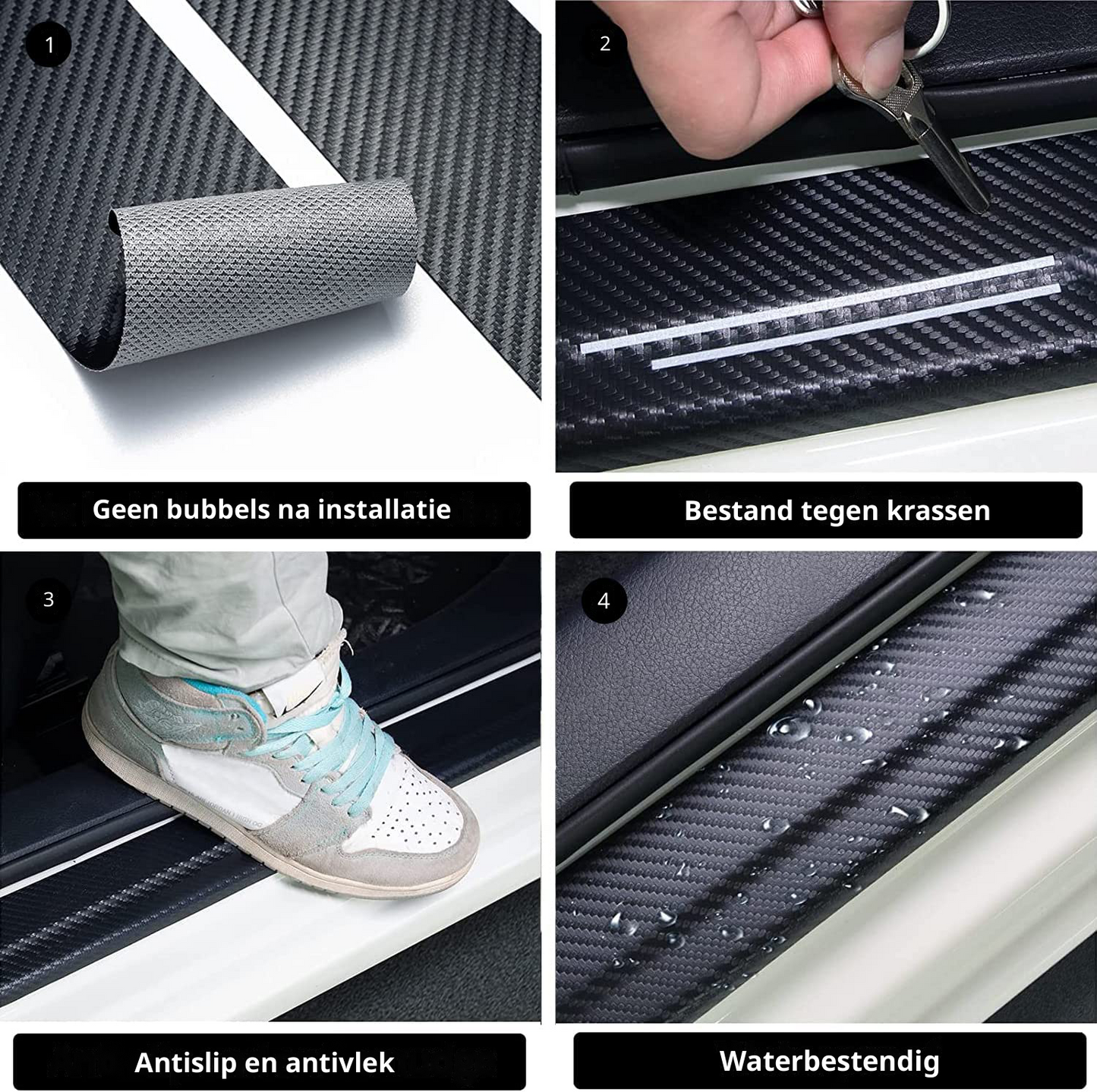 Glow In The Dark Koolstofstickers