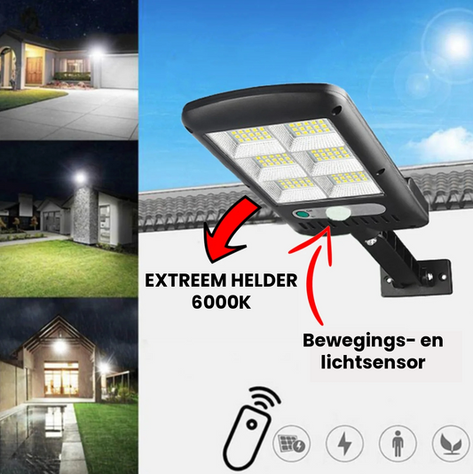Buitenlamp op Zonenergie
