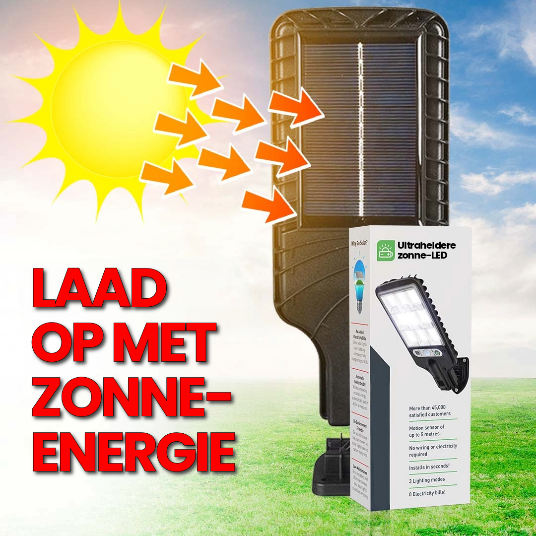 Buitenlamp op Zonenergie