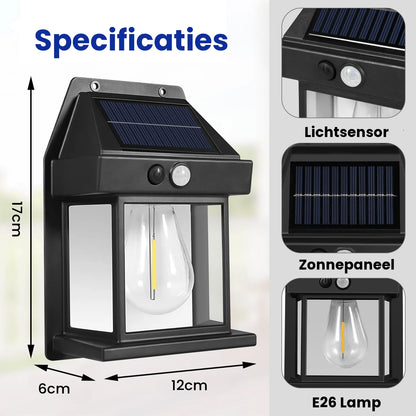 Waterdichte Lamp Op Zonne-Energie